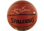 Larry Bird Signed I/O Basketball (Signed in Silver) (Steiner Sports COA)